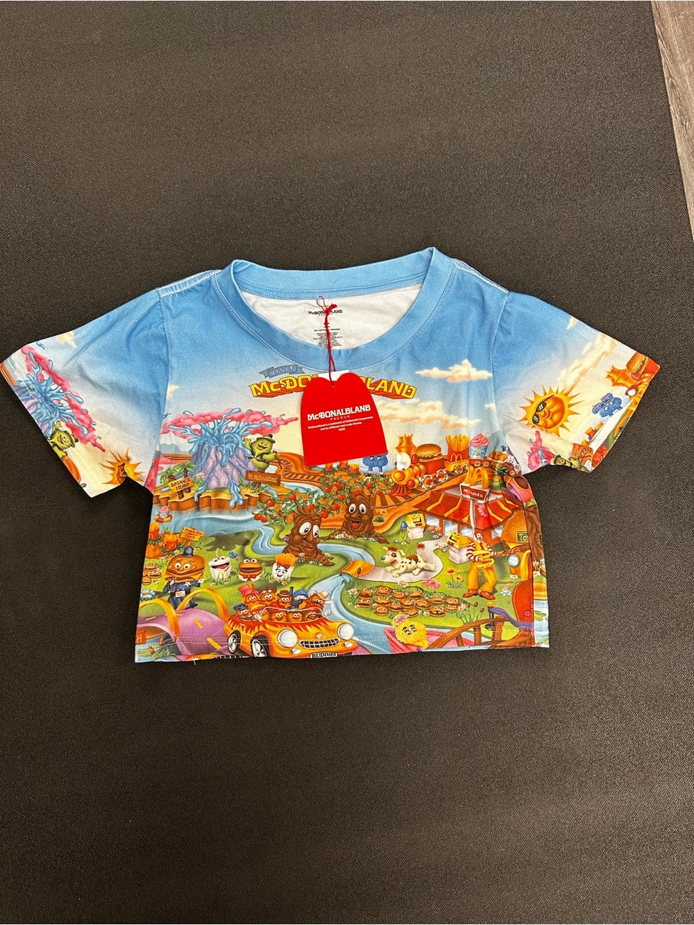 pac sun x McDonald crop top large new
